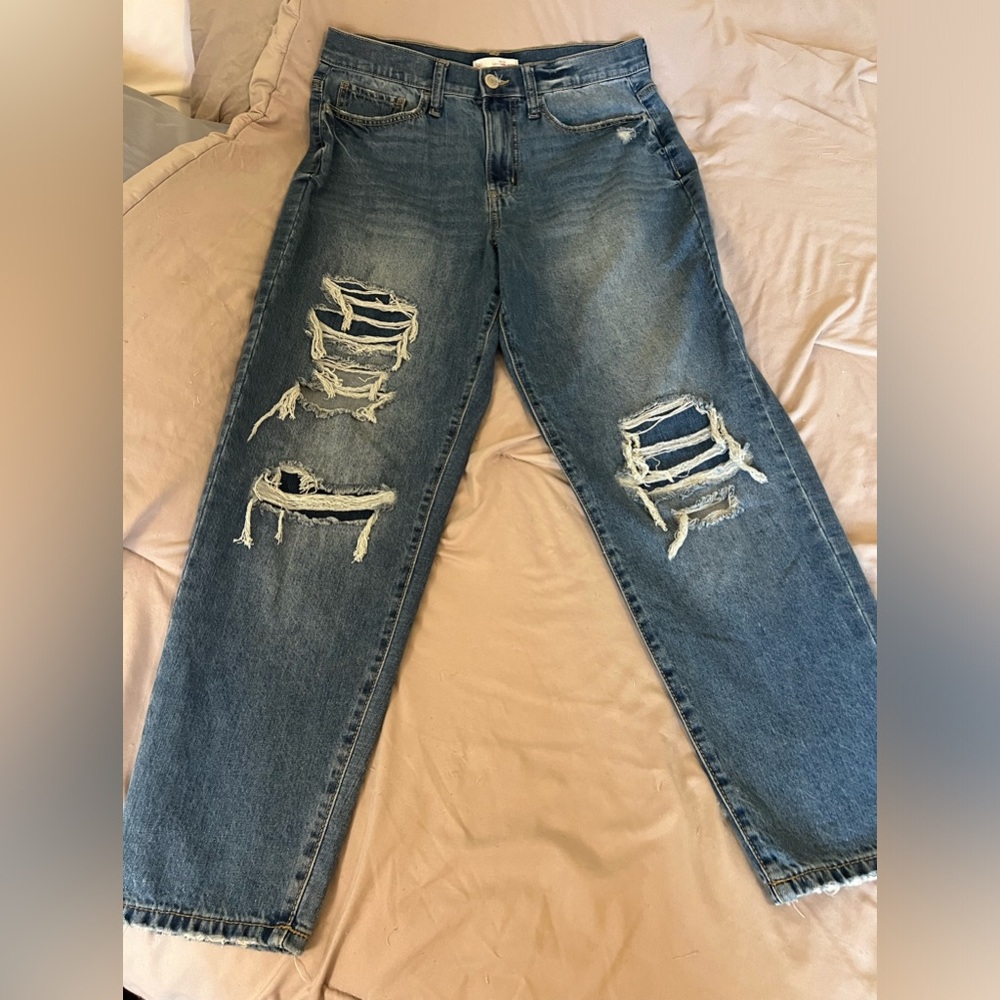 SO High Rise Curvy Mom Jean
